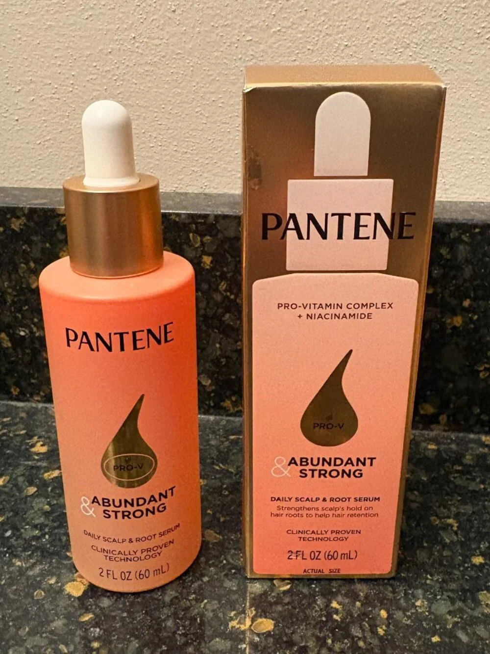 Two Bottles Pantene Abundant & Strong Scalp and Root Serum